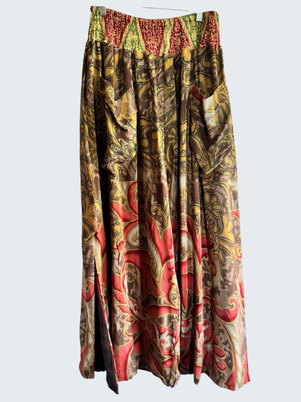 Kantha Bae silk duality synergy pants.